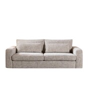 Bronx71 3-zitsbank Kyle chenille sand grey