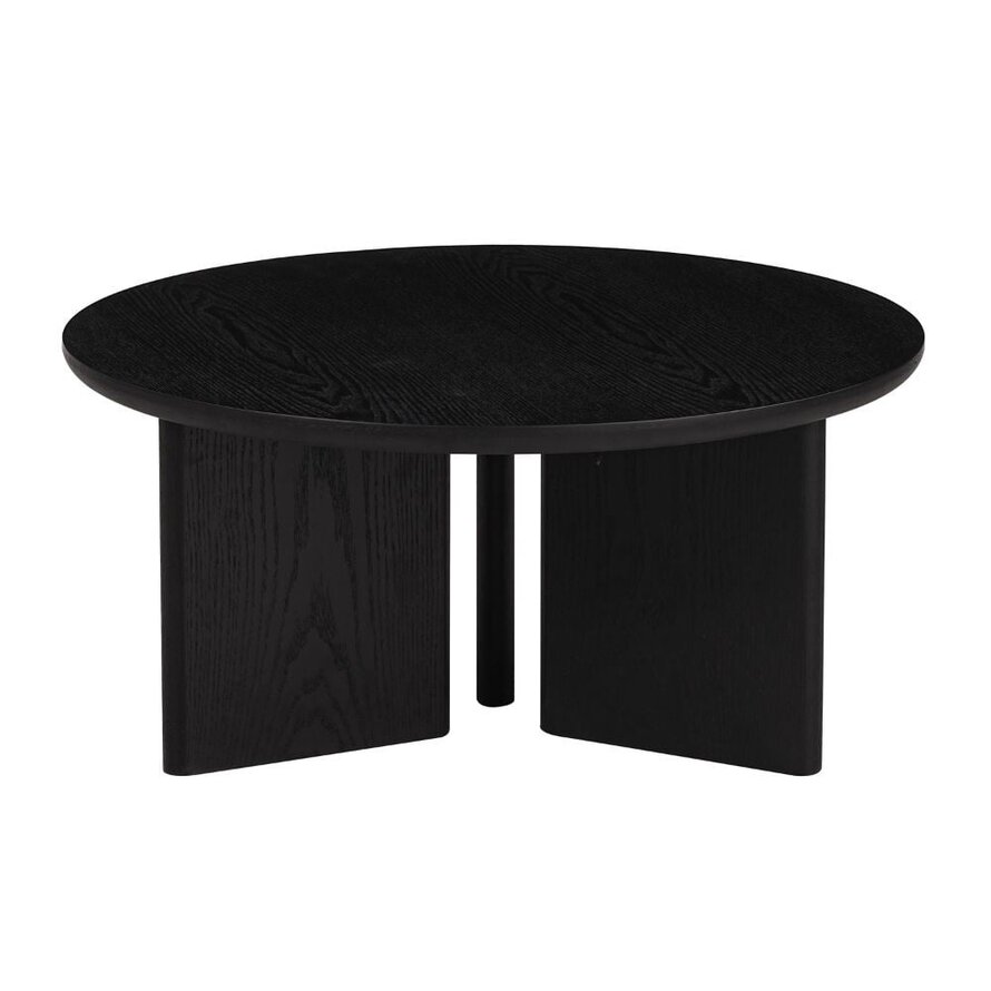 Salontafel Aya ø80 cm zwart