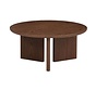 Salontafel Aya ø80 cm rustiek eiken