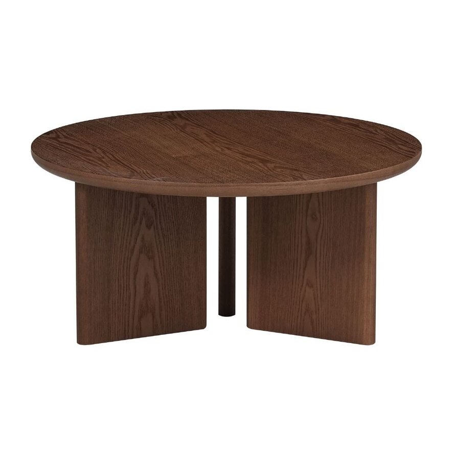 Salontafel Aya ø80 cm rustiek eiken