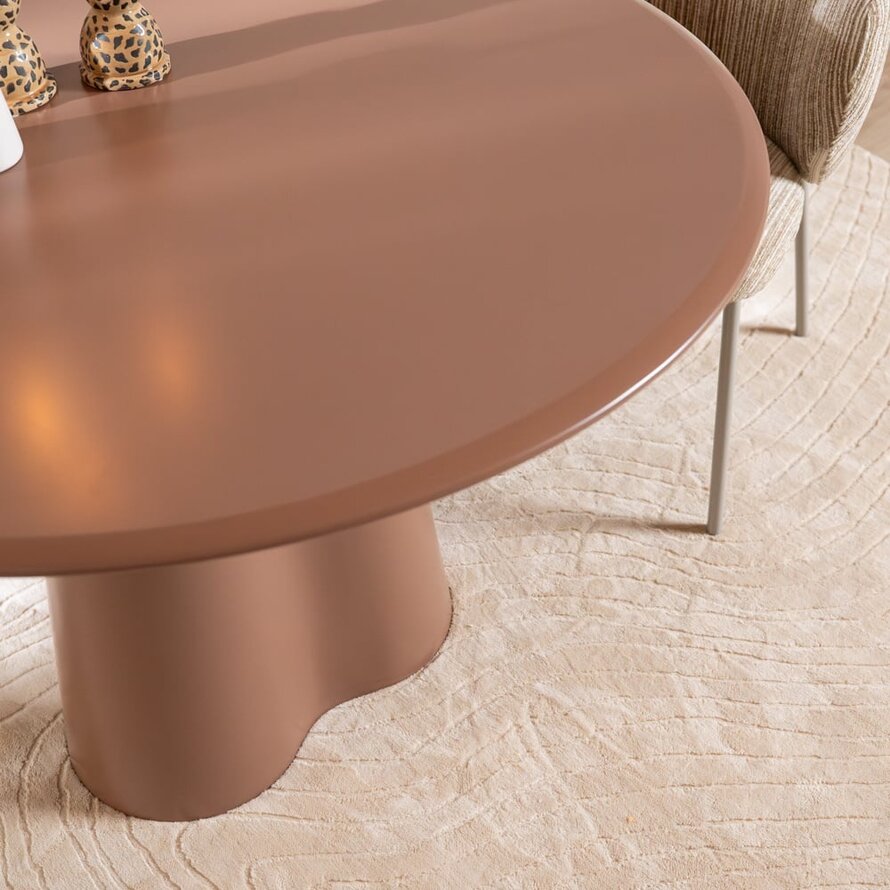 Eettafel Orion ø 120 cm mocha mousse