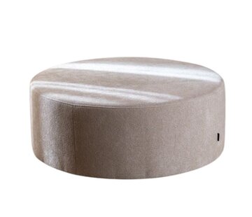 Bronx71 Poef Blair rond chenille beige ø100 cm