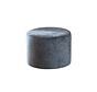 Poef/hocker Myles antraciet polyester