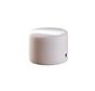 Poef/hocker Hilda off white polyester