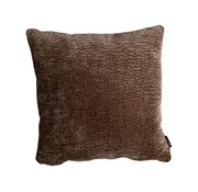 Bronx71 Sierkussen Day chenille chocolate brown 45 x 45