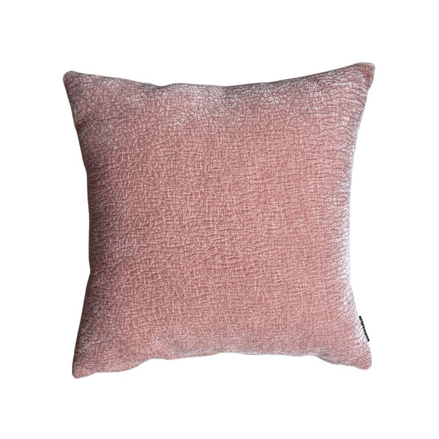 Sierkussen Day chenille roze 45 x 45