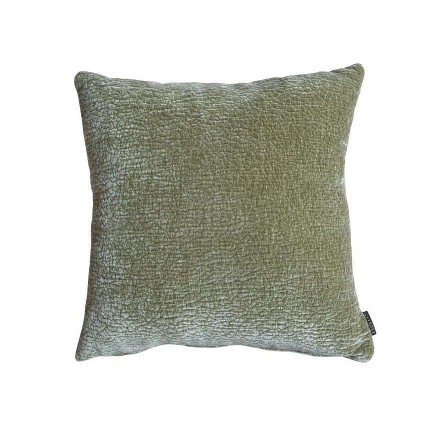 Sierkussen Day chenille groen 45 x 45