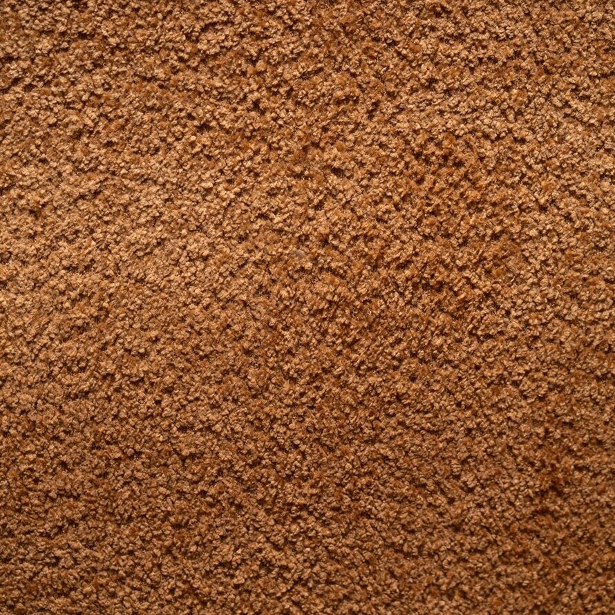 Hoekbank links Maine XL bouclé stof terracotta