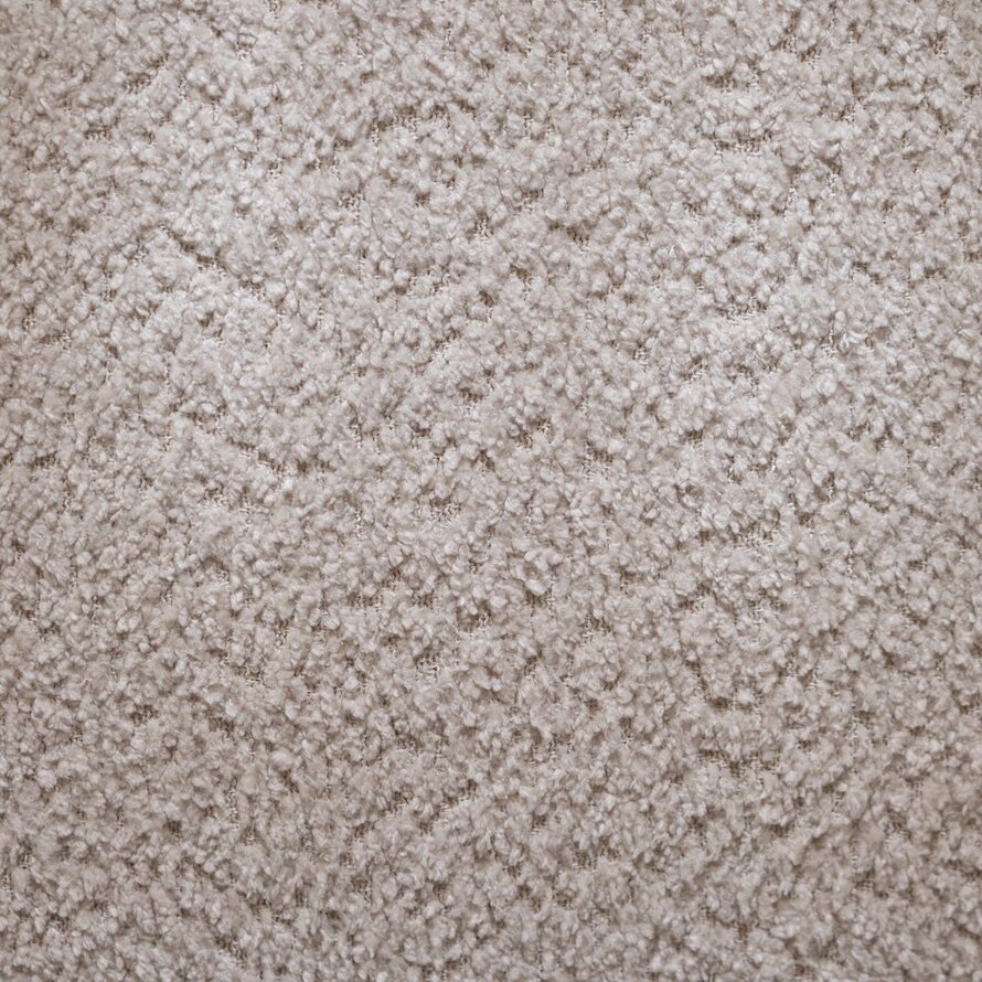 Hoekbank links Maine XL bouclé stof off white