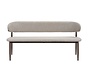 Eetkamerbank Lara linnen taupe 160 cm