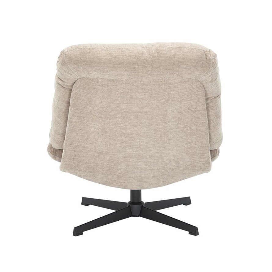 Fauteuil Sara draaibaar velvet beige