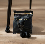 Bronx71 Vloerbeschermer set M (voor 4 poten) zwart Ø14-19 mm tapijt