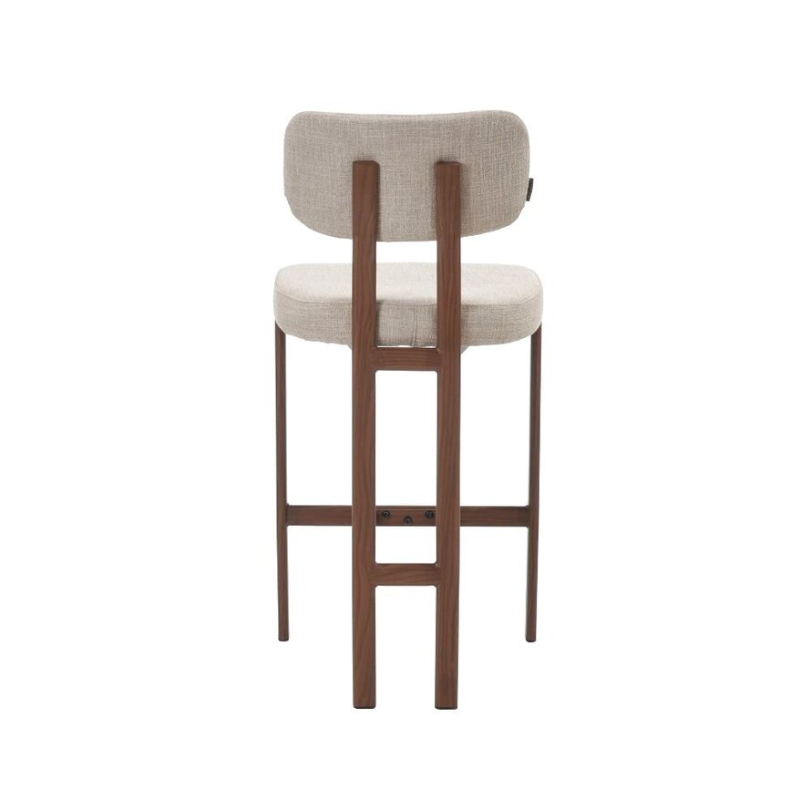 Barkruk Nori linnen taupe 70 cm