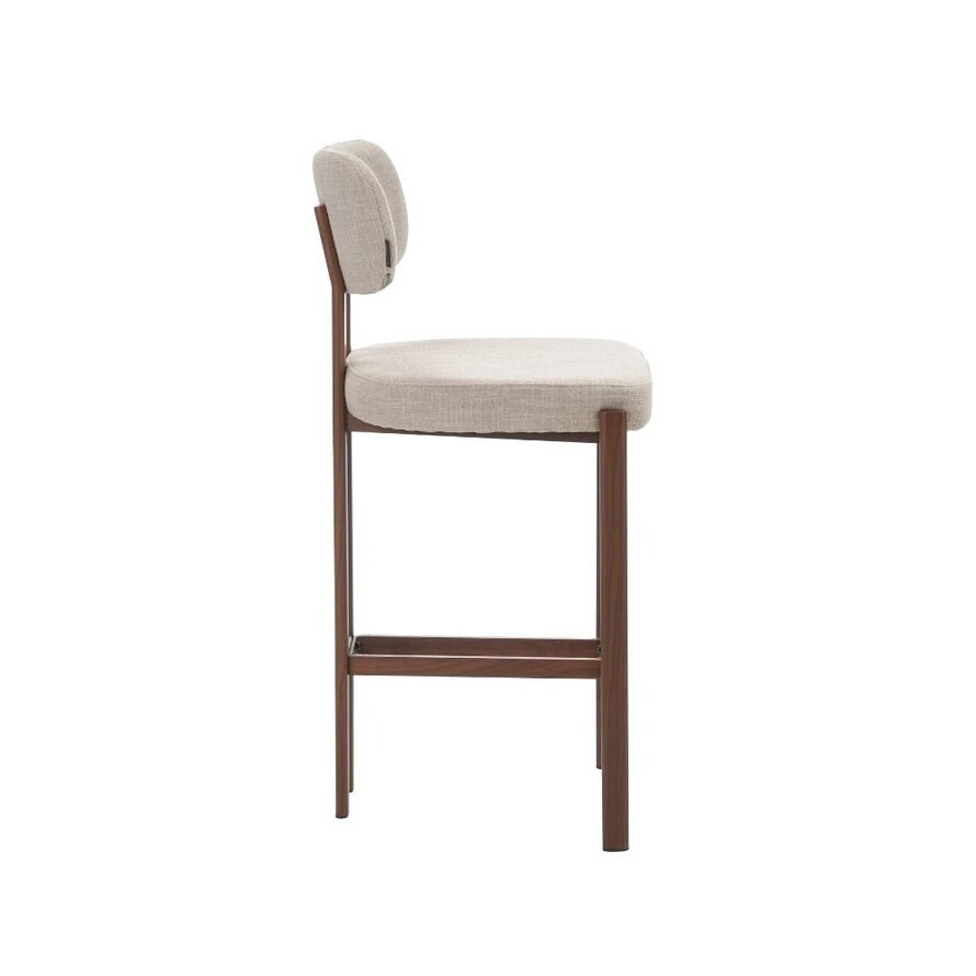Barkruk Nori linnen taupe 70 cm