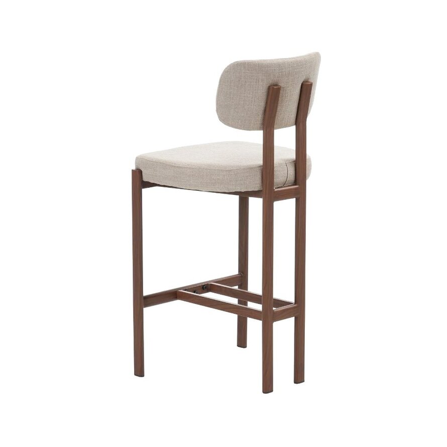 Barkruk Nori linnen taupe 70 cm