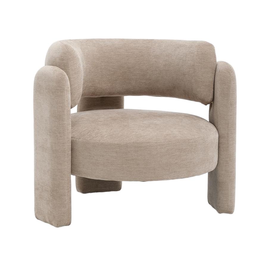 Fauteuil Jolie velvet beige