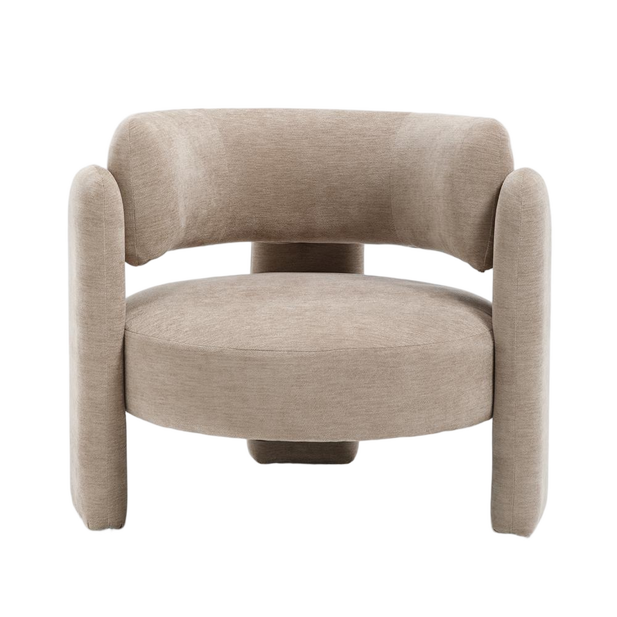 Fauteuil Jolie velvet beige
