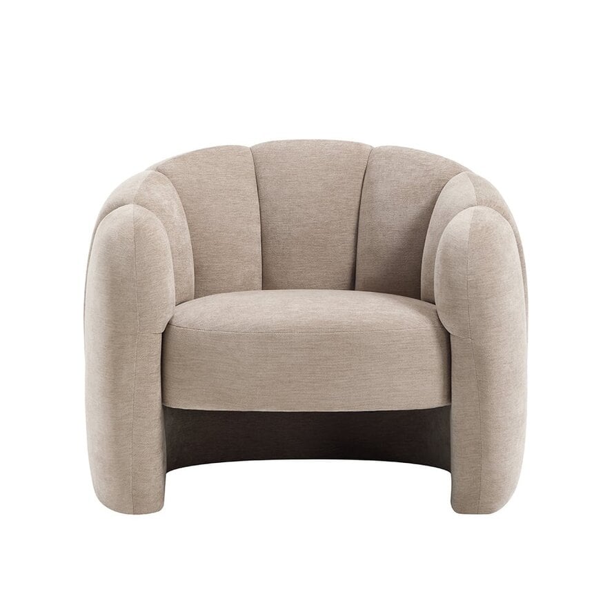 Fauteuil Lois velvet beige