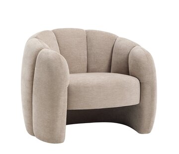 Bronx71 Fauteuil Lois velvet beige