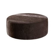 Bronx71 Poef Blair rond chenille bruin ø100 cm