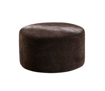 Bronx71 Poef Blair rond chenille bruin ø70 cm