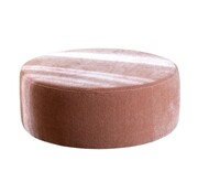 Bronx71 Poef Chloe rond chenille roze ø100 cm
