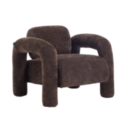 Bronx71 Fauteuil Tess velvet bruin