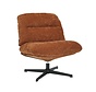 Fauteuil Sara draaibaar velvet oker