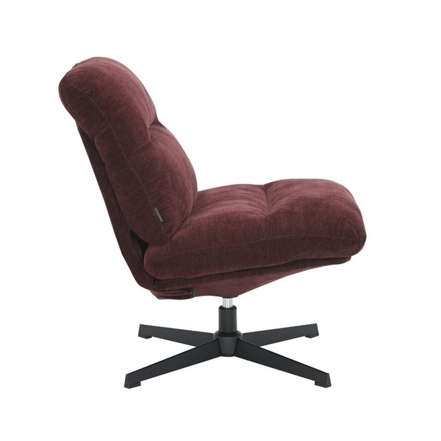 Fauteuil Sara draaibaar velvet paars