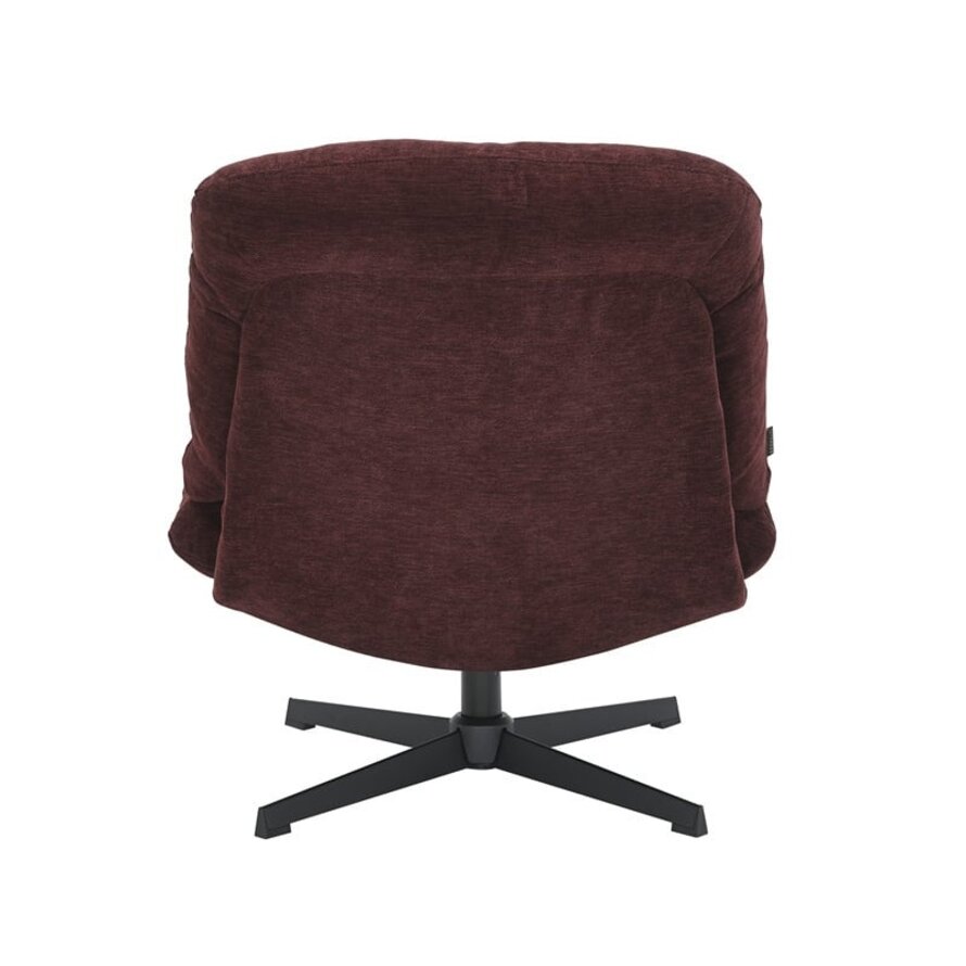 Fauteuil Sara draaibaar velvet paars