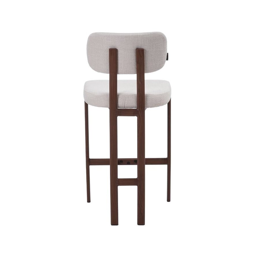 Barkruk Nori linnen off white 70 cm