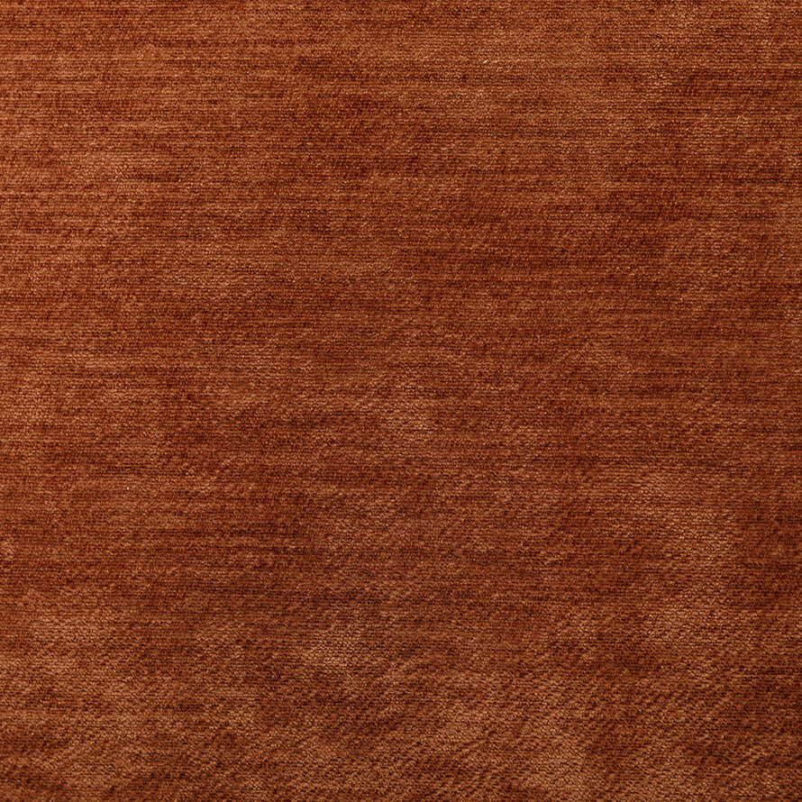 Fauteuil met hocker Emma velvet oker