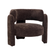 Bronx71 Fauteuil Jolie velvet bruin