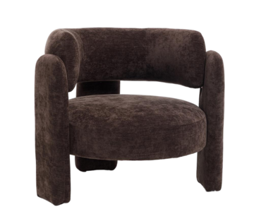 Bronx71 Fauteuil Jolie velvet bruin
