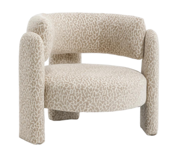 Bronx71 Fauteuil Jolie taupe leopard