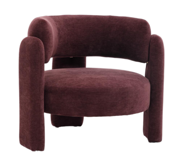 Bronx71 Fauteuil Jolie velvet paars
