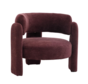Fauteuil Jolie velvet paars