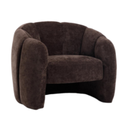 Bronx71 Fauteuil Lois velvet bruin