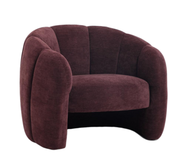 Bronx71 Fauteuil Lois velvet paars