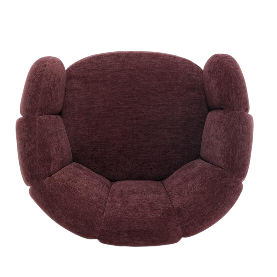 Fauteuil Lois velvet paars