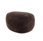 Poef Fenna velvet bruin