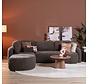 Hoekbank Vienna chenille bruin links