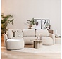 Hoekbank Vienna chenille beige links