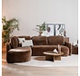 Hoekbank Vienna chenille chocolate brown links