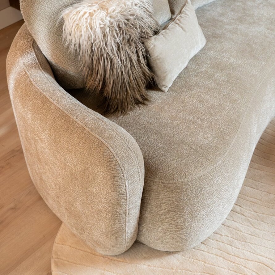 2,5-zitsbank Vienna chenille taupe