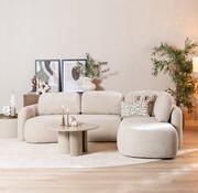 Bronx71 Hoekbank Vienna chenille beige rechts