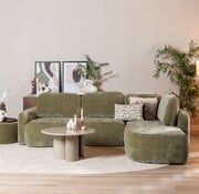 Bronx71 Hoekbank Vienna chenille groen rechts