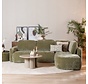 Hoekbank Vienna chenille groen rechts