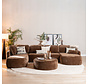 U-bank Vienna 6-zits chenille chocolate brown
