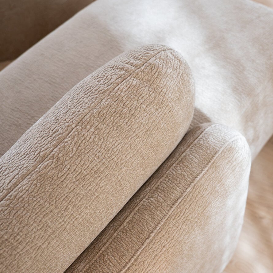 U-bank Vienna 6-zits chenille taupe